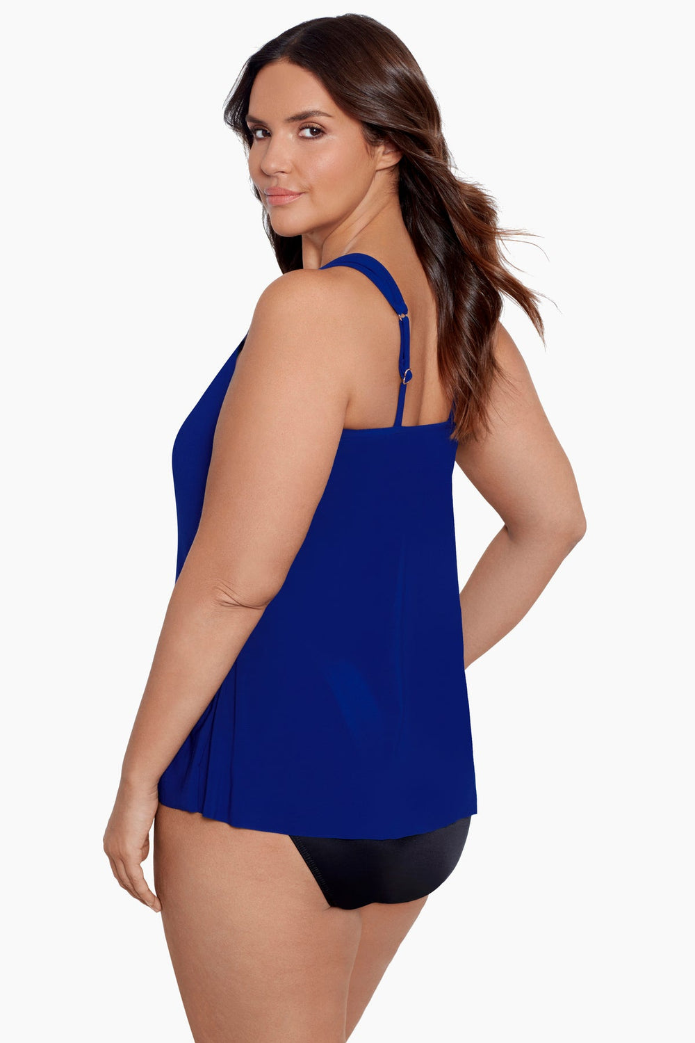 Plus Size Dazzle Tankini Top Cayenne | Miraclesuit