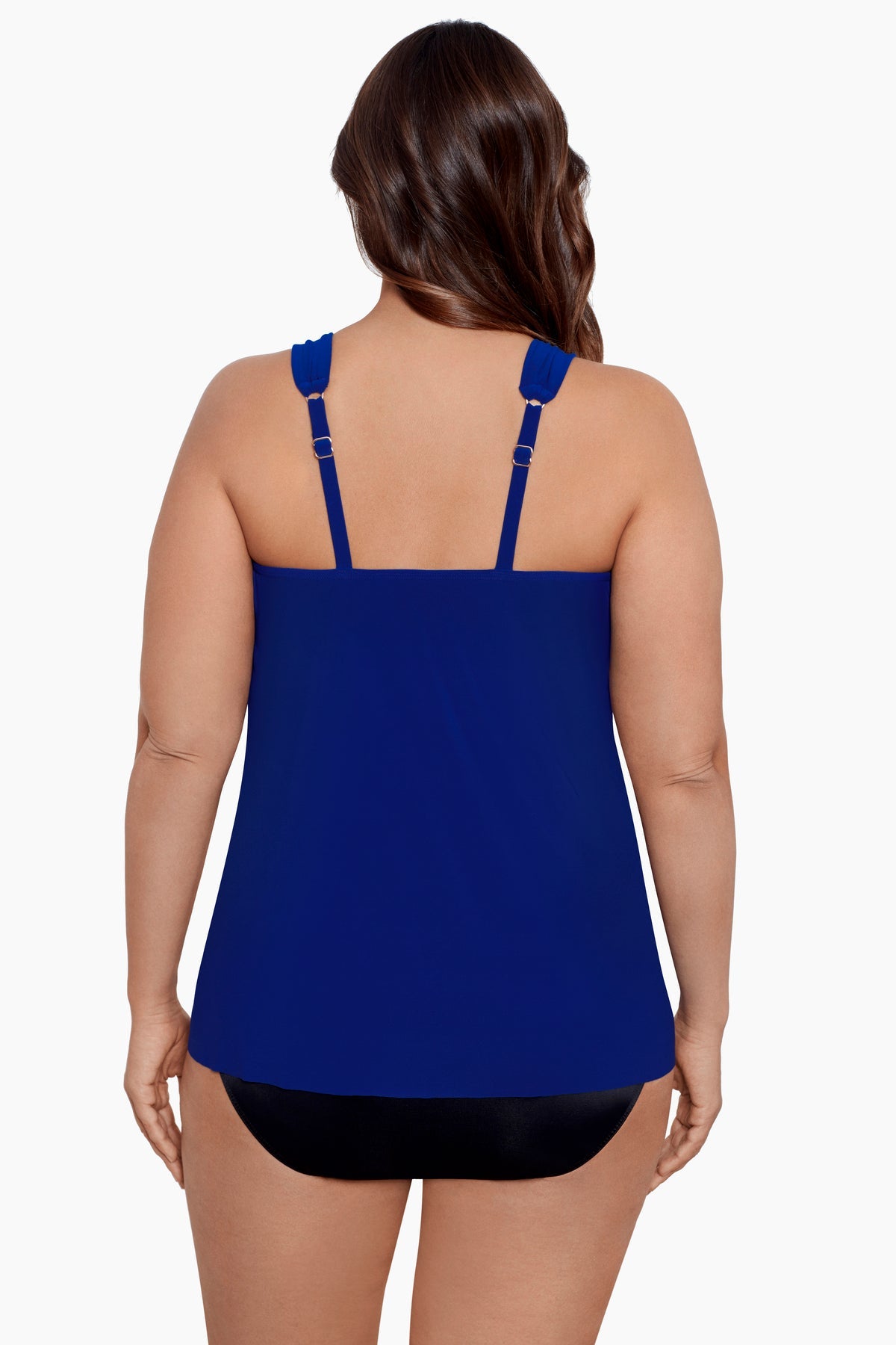 Plus Size Dazzle Tankini Top Cayenne | Miraclesuit