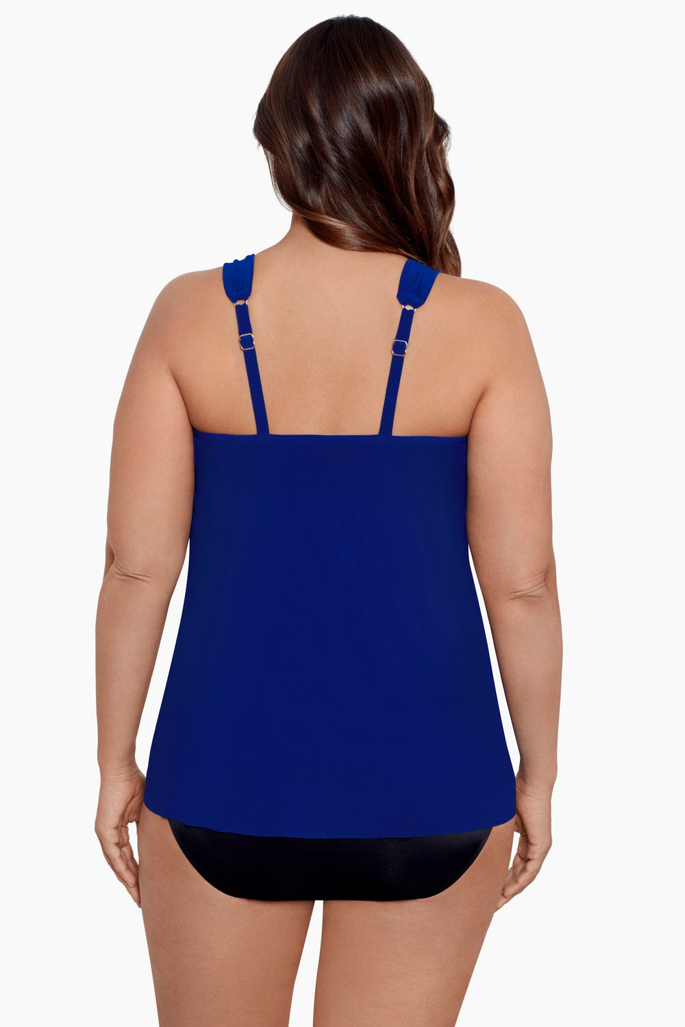 Plus Size Dazzle Tankini Top Cayenne | Miraclesuit