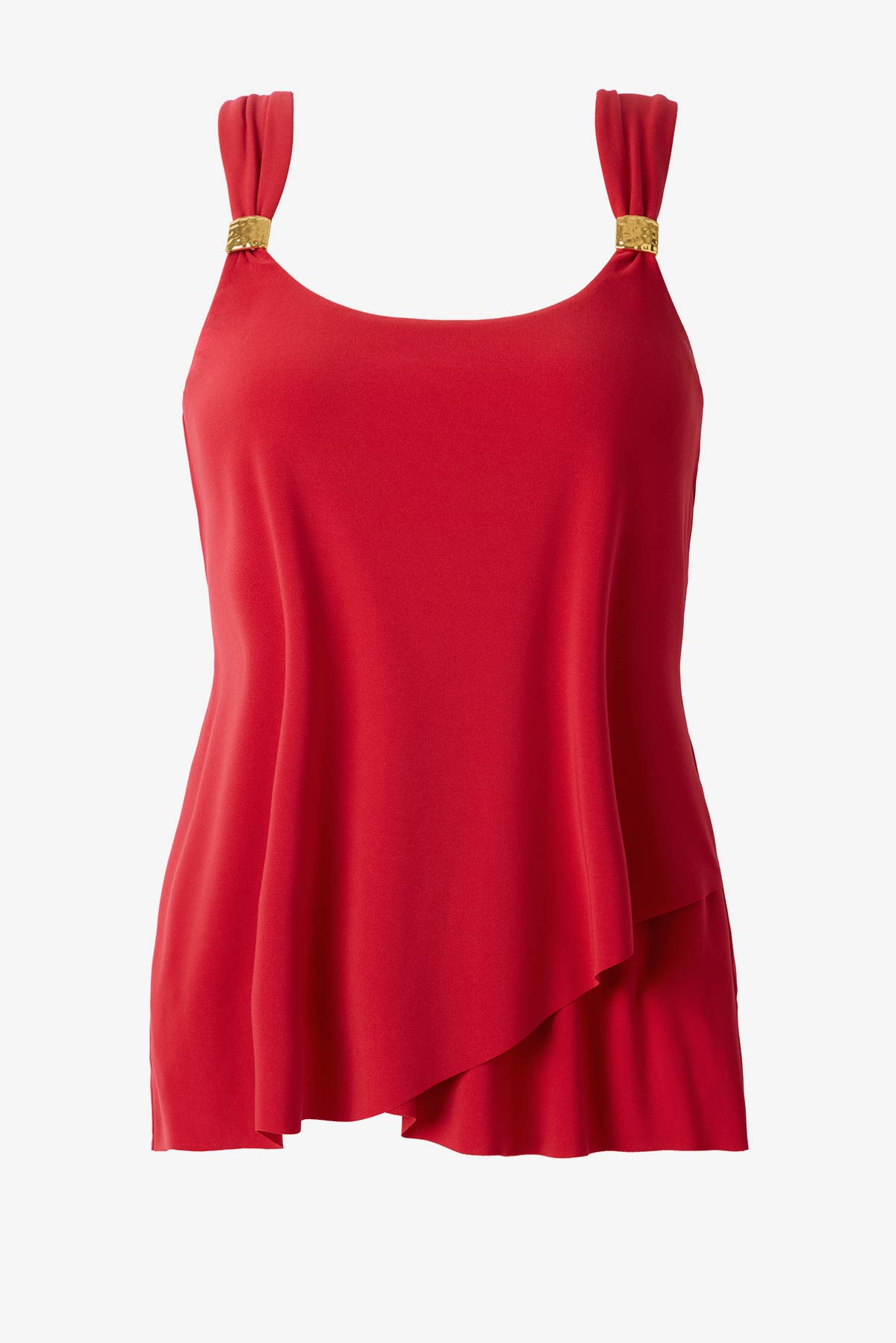 Plus Size Dazzle Tankini Top Cayenne | Miraclesuit