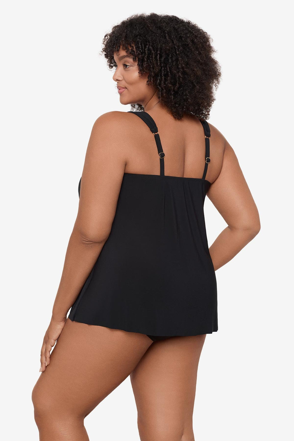 Plus Size Dazzle Tankini Top Cayenne | Miraclesuit