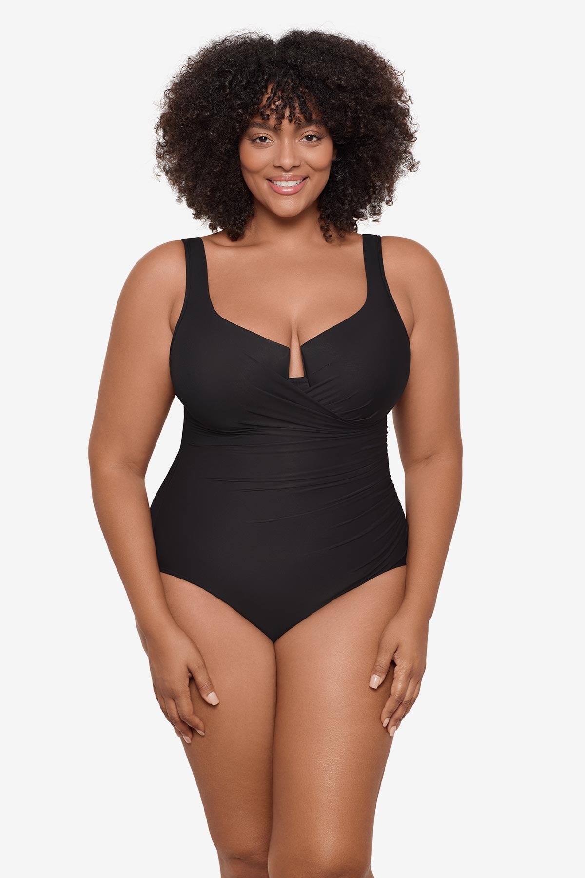 Plus Size Escape One Piece Black | Miraclesuit