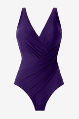Plus Size Must Haves Oceanus One Piece Swimsuit Mulberry | Miraclesuit