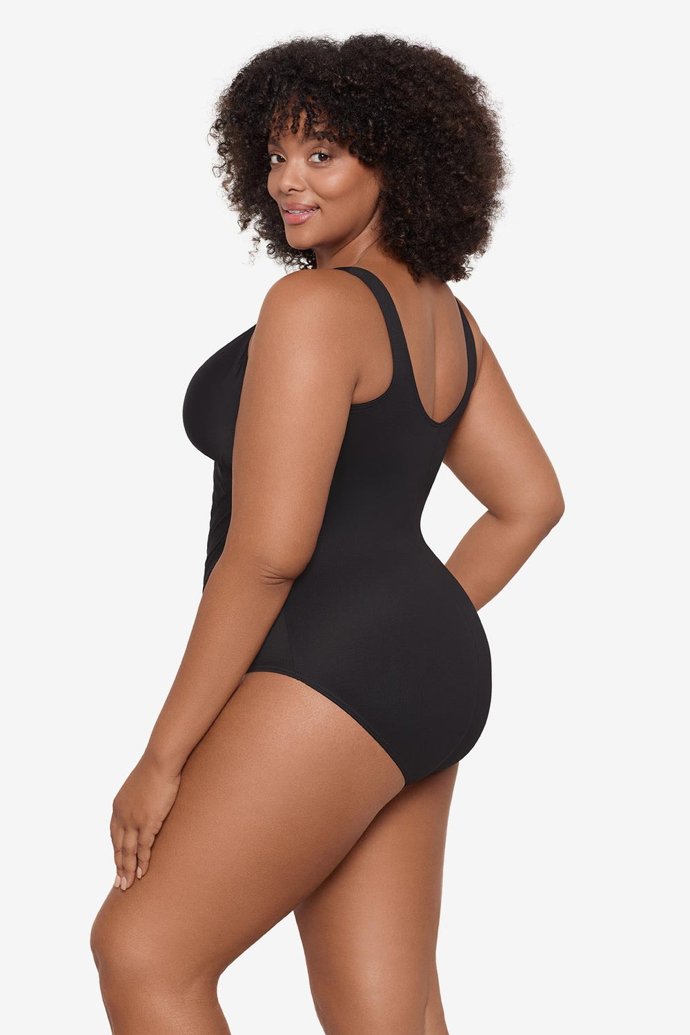 Plus Size Must Haves Oceanus One Piece Swimsuit Mulberry | Miraclesuit