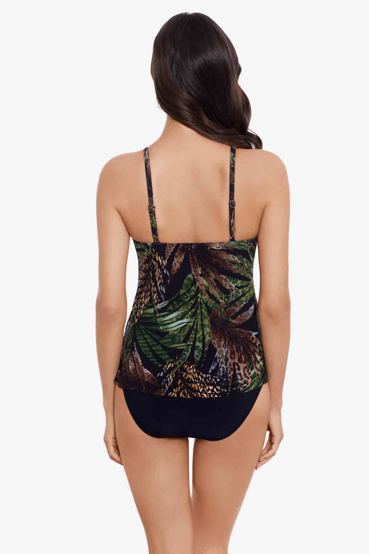 Magicsuit Nighthawk Clo Tankini Top Black/Multi | Miraclesuit
