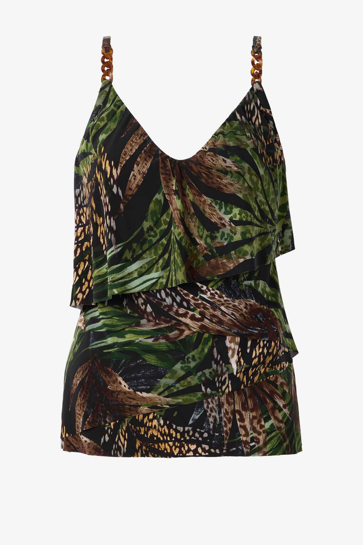 Magicsuit Nighthawk Clo Tankini Top Black/Multi | Miraclesuit