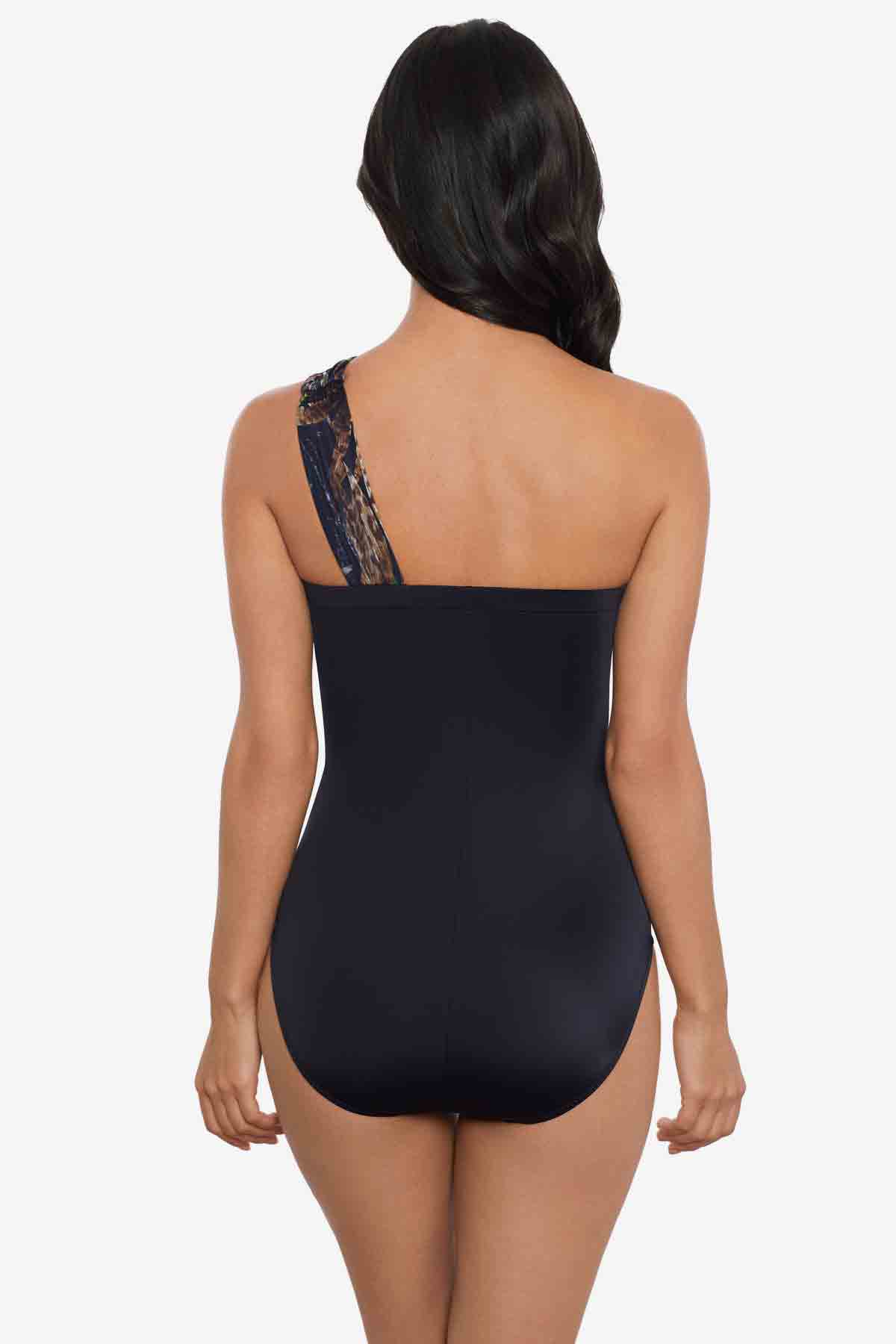 Magicsuit Nighthawk Goddess One Piece Swimsuit Black/Multi | Miraclesuit