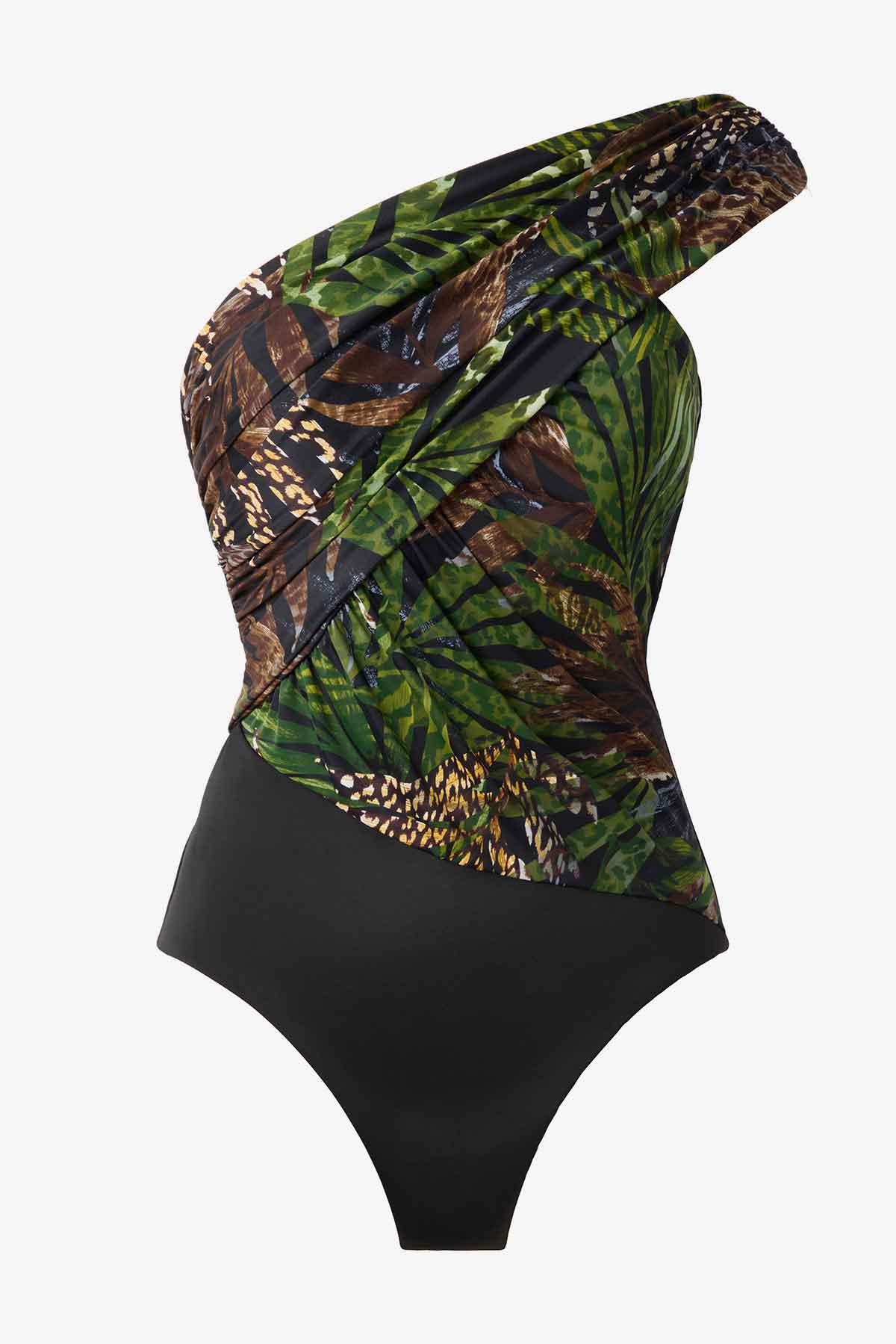 Magicsuit Nighthawk Goddess One Piece Swimsuit Black/Multi | Miraclesuit