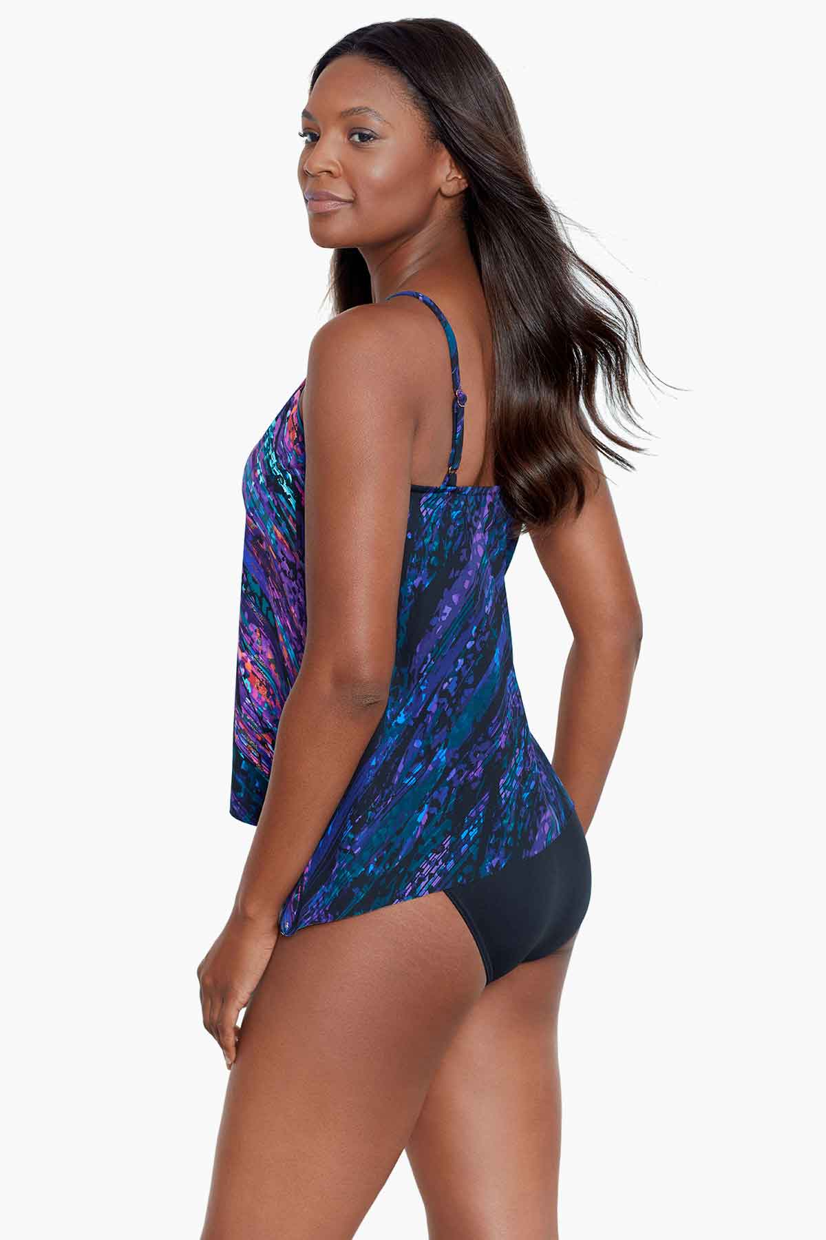 Mood Ring Peephole Tankini Multi | Miraclesuit