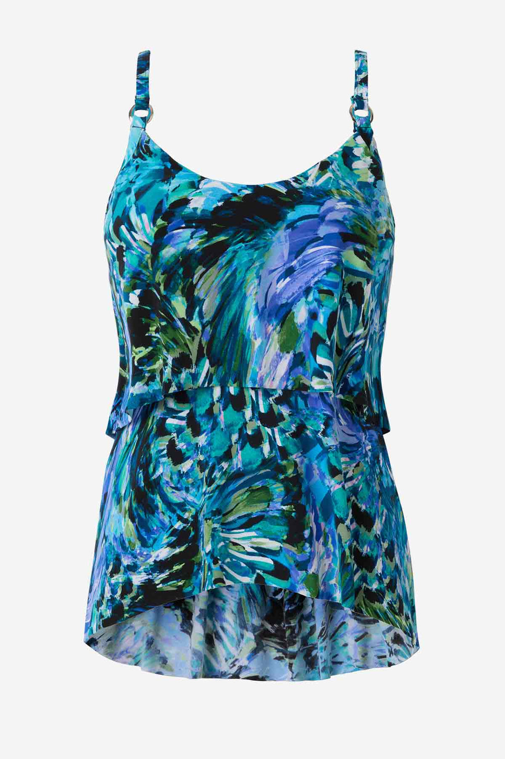 Magicsuit Chanticleer Grace Tankini Top Black/Multi | Miraclesuit