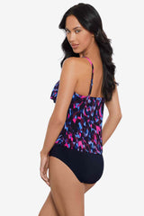 Magicsuit Cherry Bomb Rita Tankini Top Black/Multi | Miraclesuit
