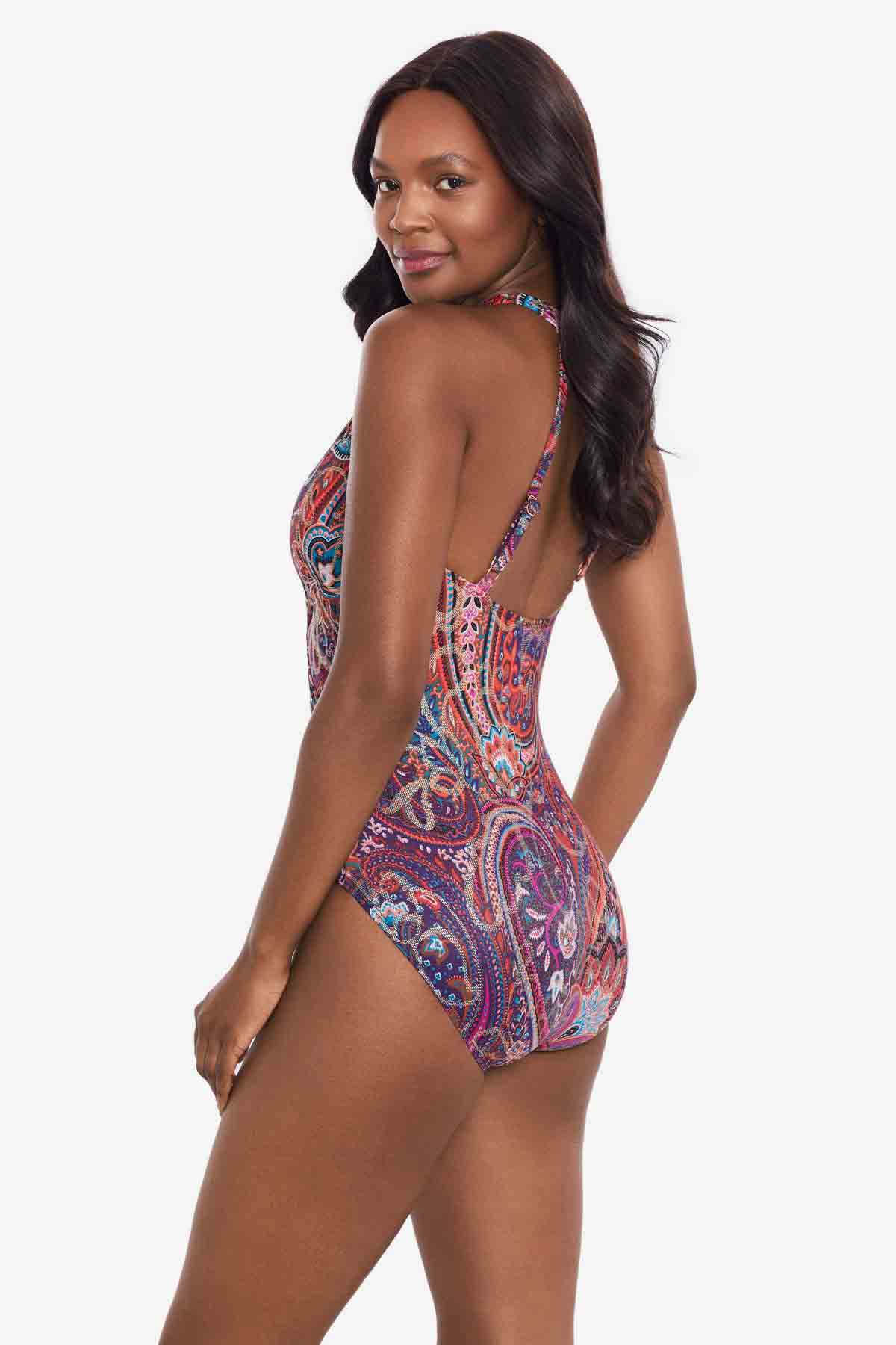 Dynasty Wrapsody One Piece Swimsuit Multi | Miraclesuit