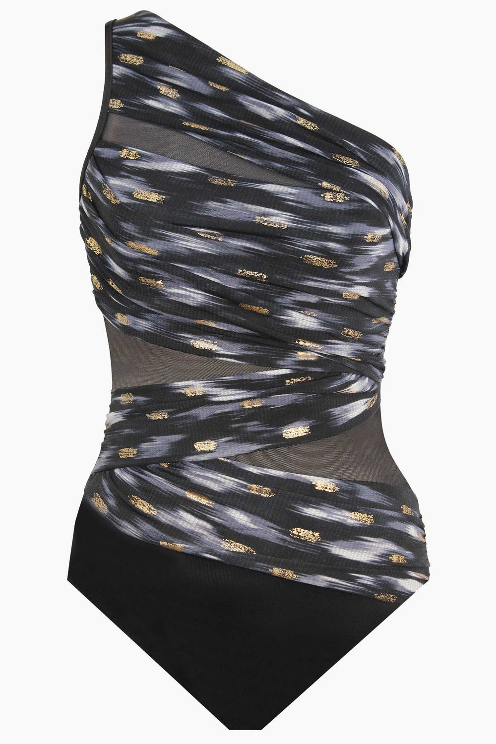 Bronze Reign Jena One Piece Swimsuit Black/Multi | Miraclesuit