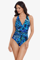 Magicsuit Chanticleer Drew One Piece Swimsuit Black/Multi | Miraclesuit