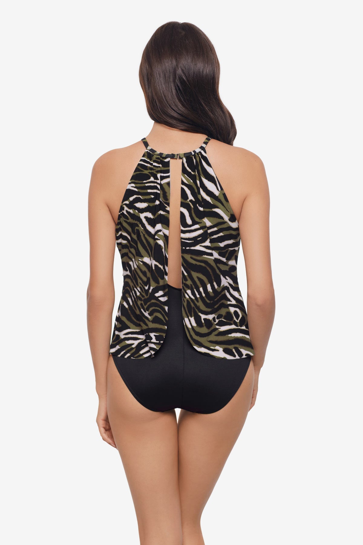 Magicsuit Safari Sands Aubrey One Piece Swimsuit Black/Multi | Miraclesuit
