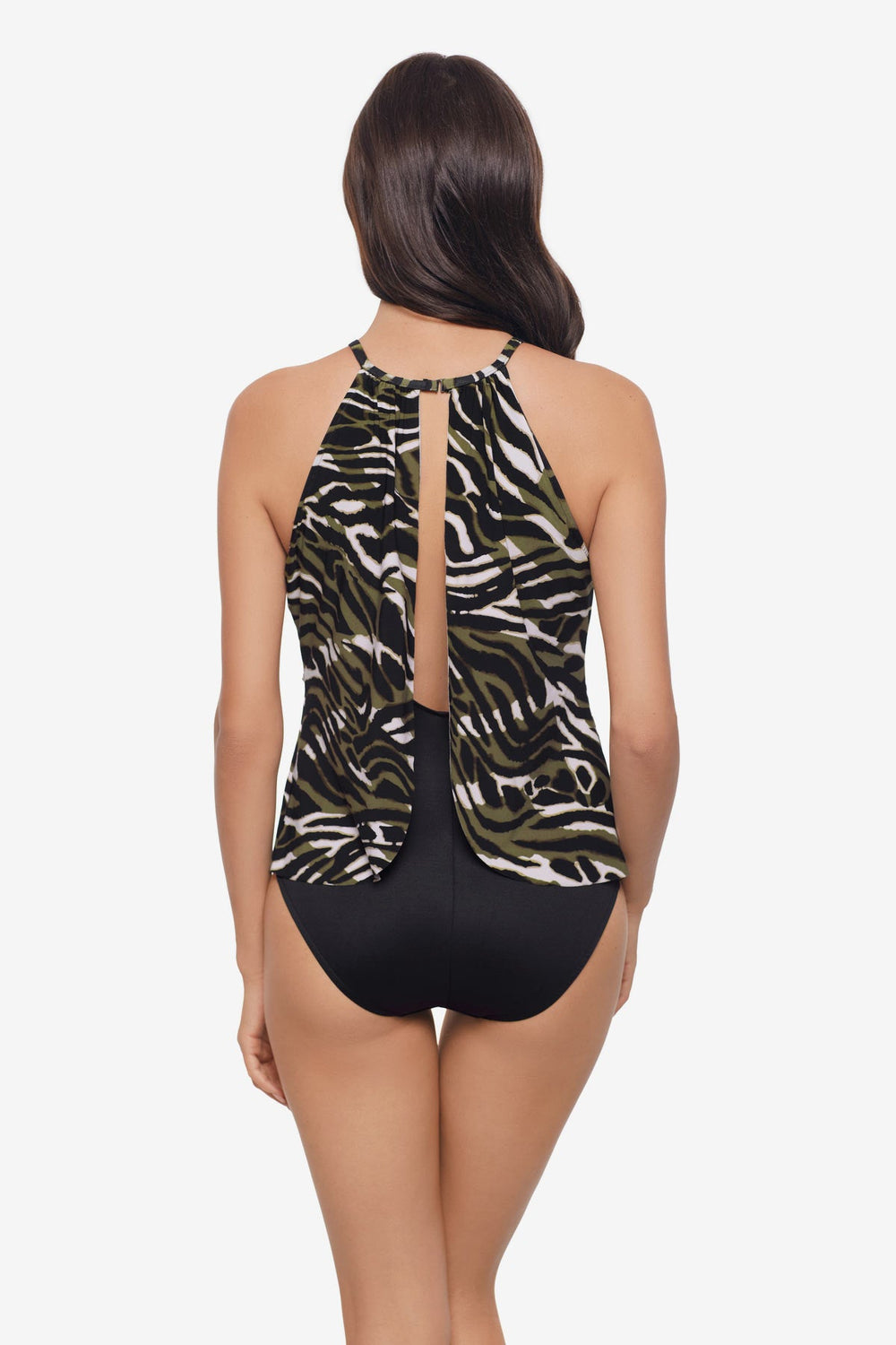 Magicsuit Safari Sands Aubrey One Piece Swimsuit Black/Multi | Miraclesuit