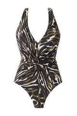 Magicsuit Safari Sands Drew One Piece Swimsuit Black/Multi | Miraclesuit