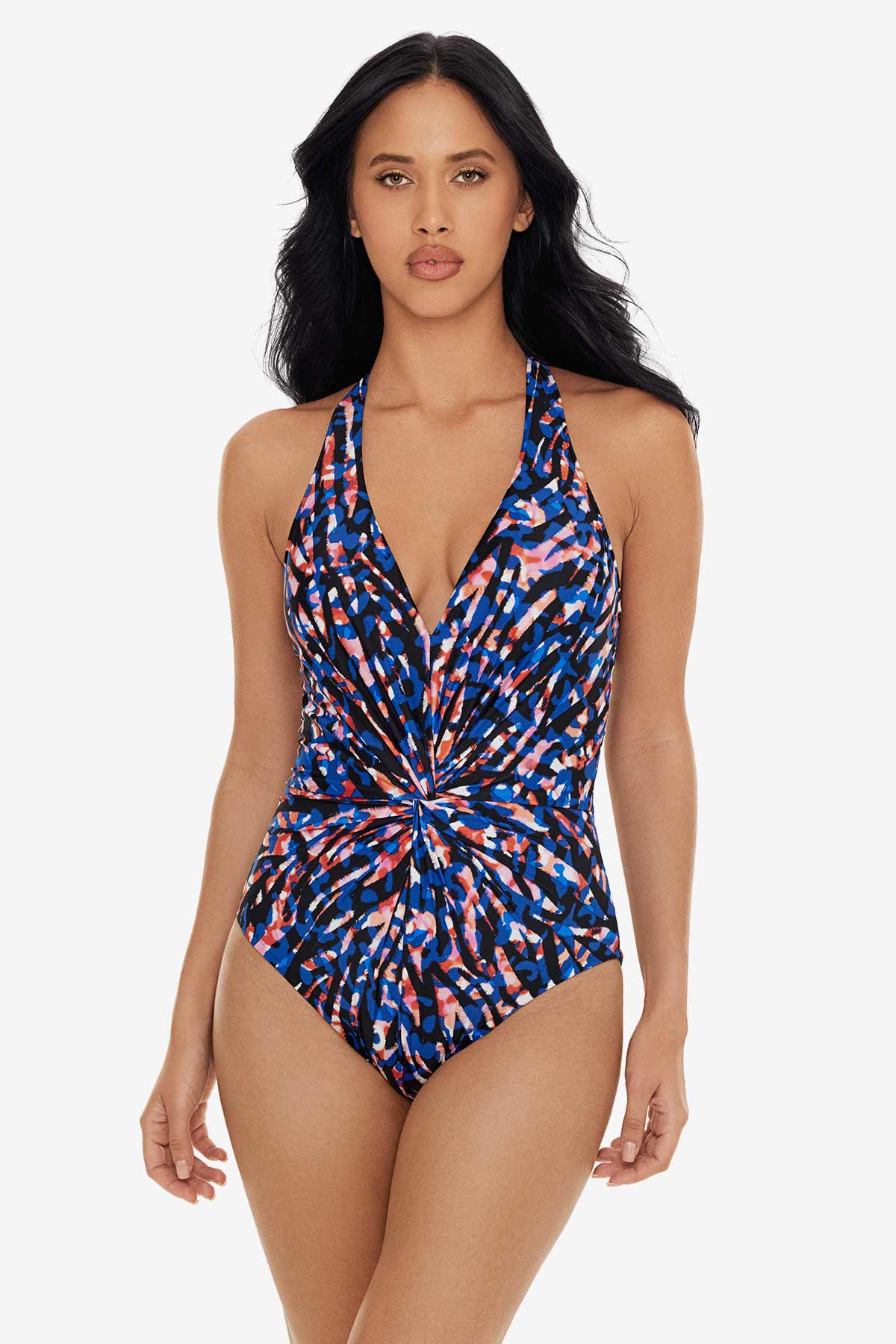 Drew One Piece in Burano Black/Multi | Miraclesuit