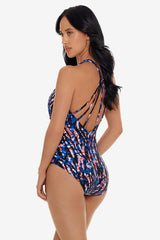 Drew One Piece in Burano Black/Multi | Miraclesuit