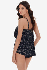 Grace Tankini Top in Lucky Stars Black/Gold | Miraclesuit