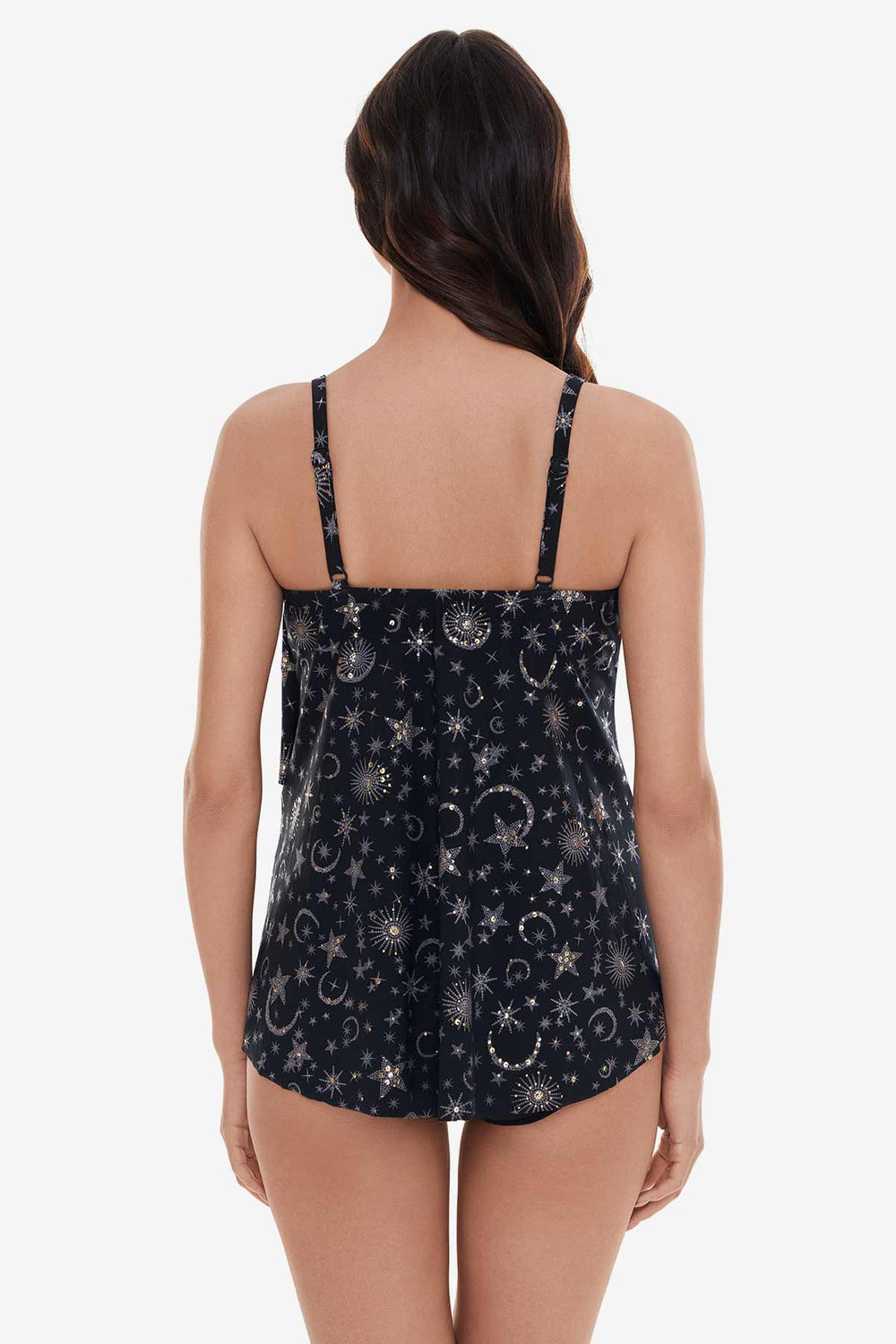 Grace Tankini Top in Lucky Stars Black/Gold | Miraclesuit