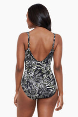 Zahara Sanibel One Piece Swimsuit Black/Multi | Miraclesuit