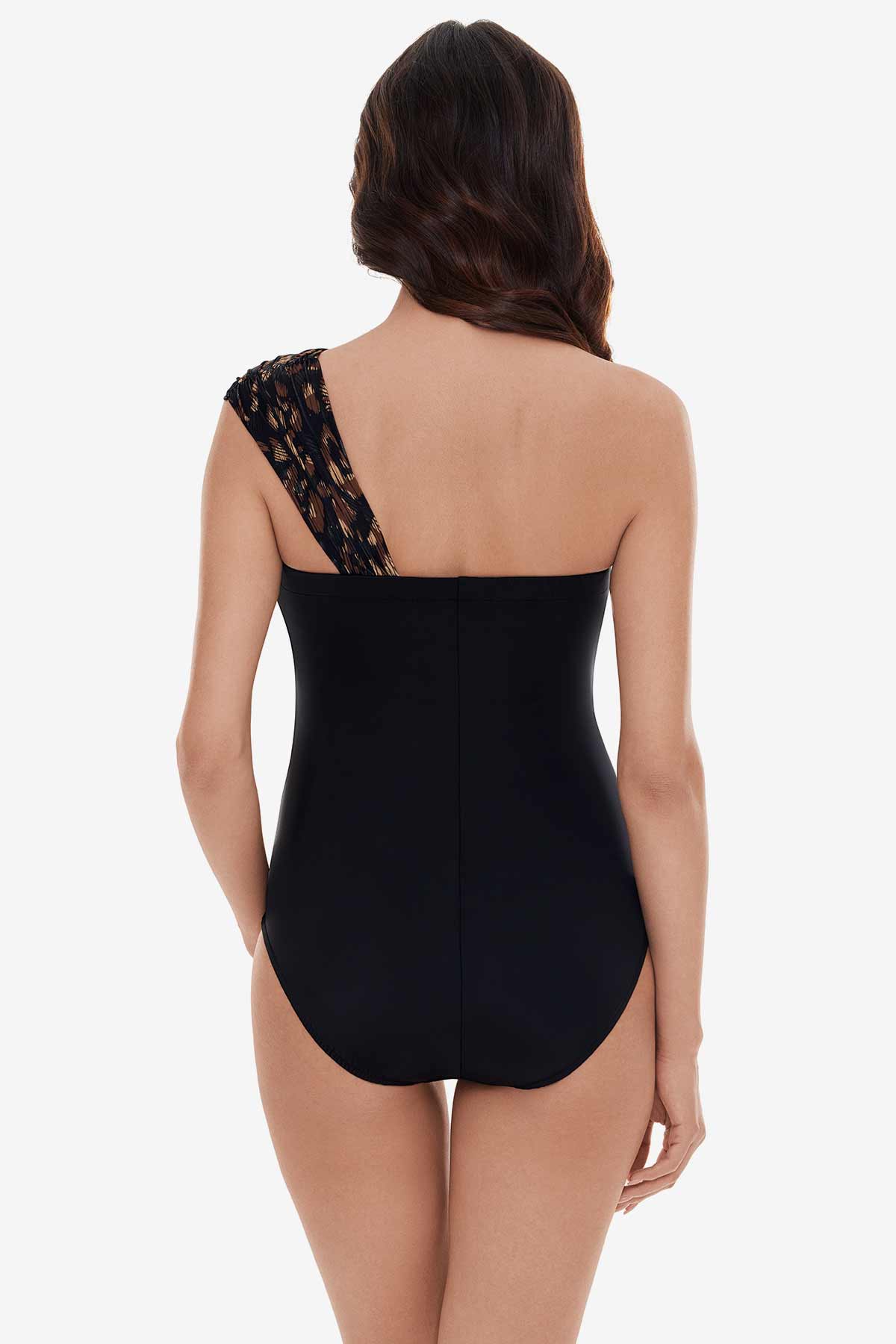 Goddess One Piece in La Paz Black/Brown | Miraclesuit