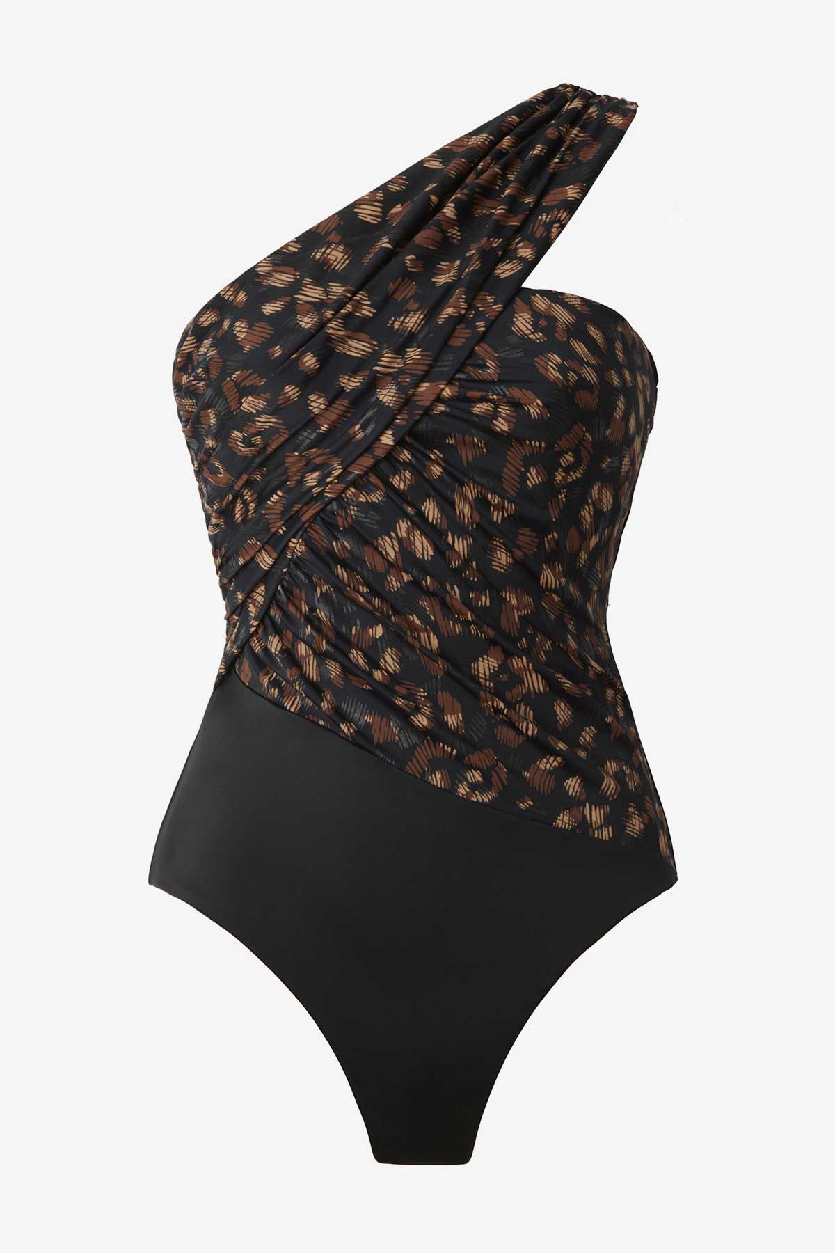 Goddess One Piece in La Paz Black/Brown | Miraclesuit