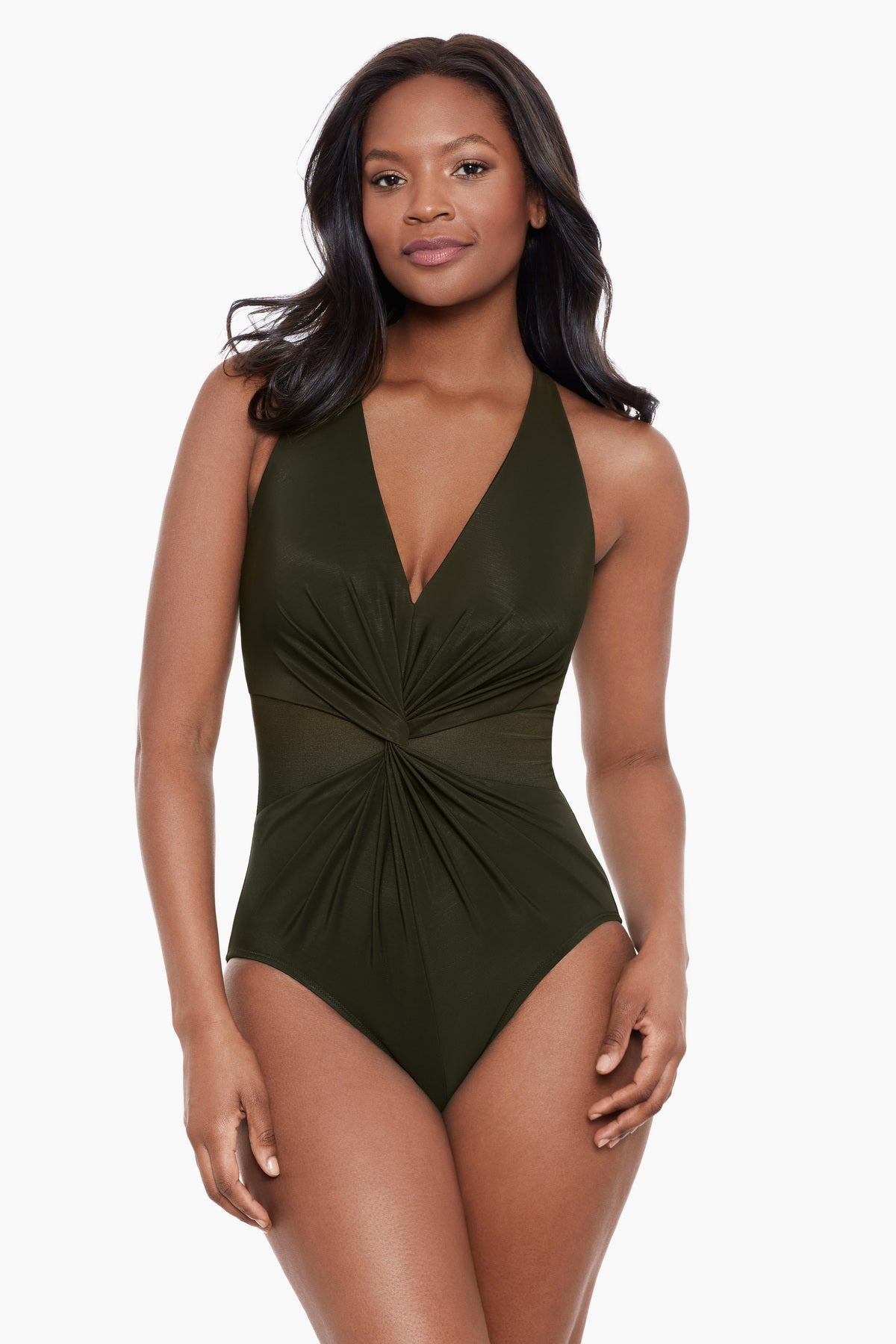Illusionists Wrapture One Piece Swimsuit Sangria | Miraclesuit