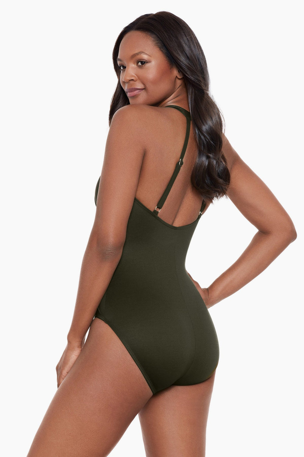 Illusionists Wrapture One Piece Swimsuit Sangria | Miraclesuit
