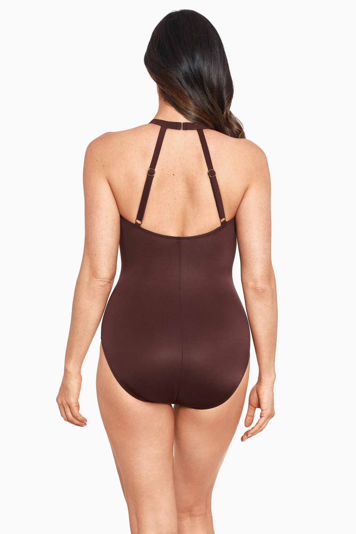Illusionists Wrapture One Piece Swimsuit Sangria | Miraclesuit