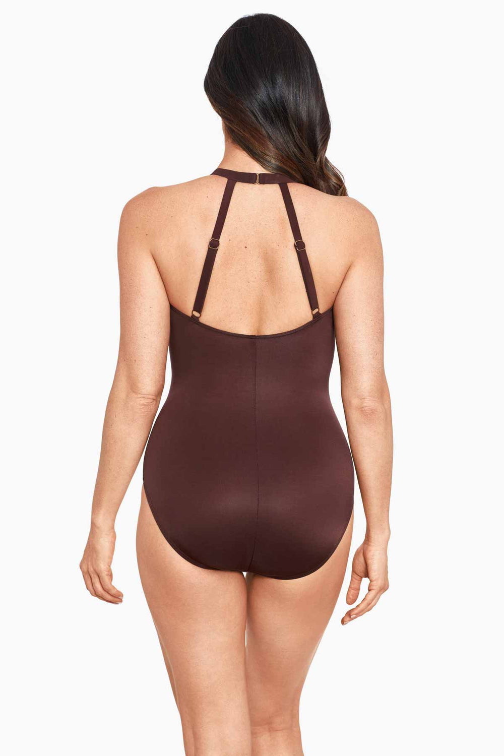 Illusionists Wrapture One Piece Swimsuit Sangria | Miraclesuit