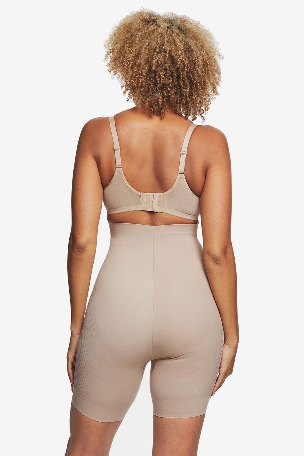Iconic Core High-Waist Thigh Slimmer with Rear Lift Black | Miraclesuit