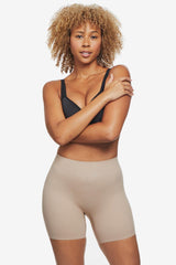 Iconic Core Mid-Thigh Shaping Short with Rear Lift Black | Miraclesuit