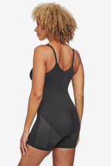 Iconic Core Mid-Thigh Bodysuit with Rear Lift Black | Miraclesuit