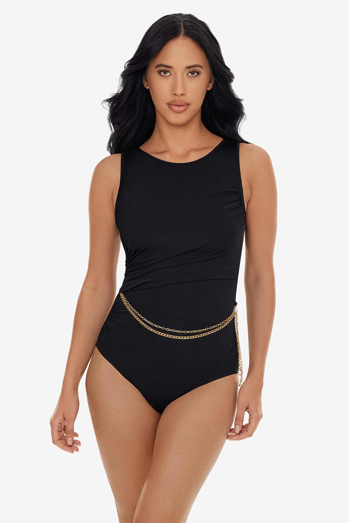 Annette One Piece in Hyperlink Persimmon | Miraclesuit