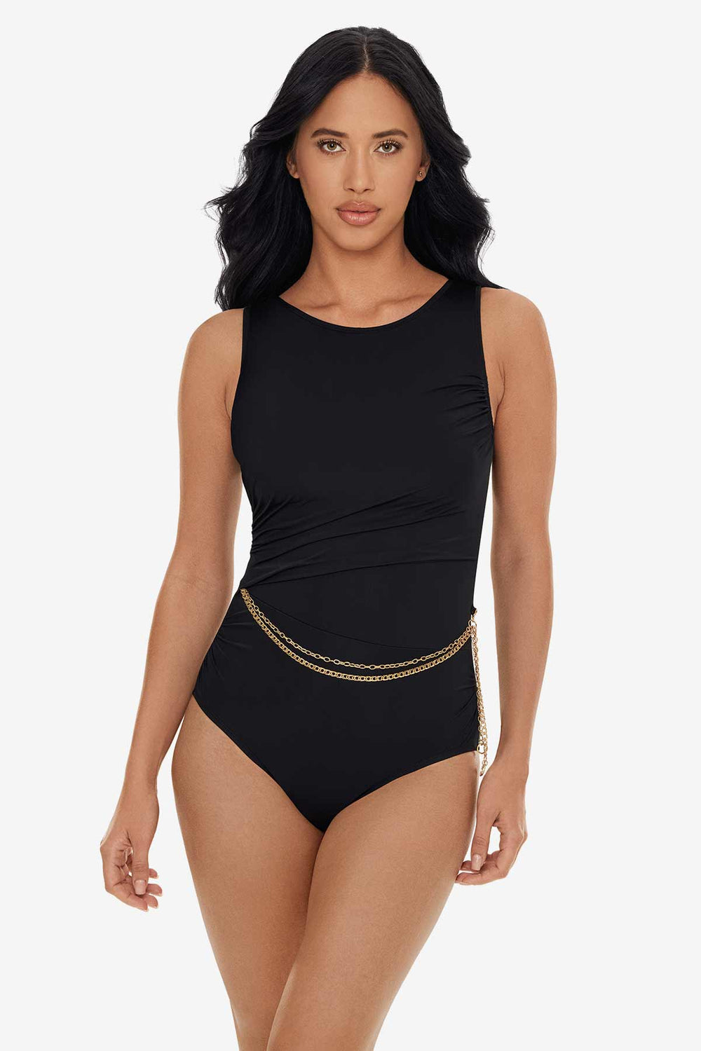 Annette One Piece in Hyperlink Persimmon | Miraclesuit
