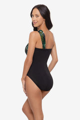 Magicsuit Palmetto Goddess One Piece Swimsuit Green/Multi | Miraclesuit