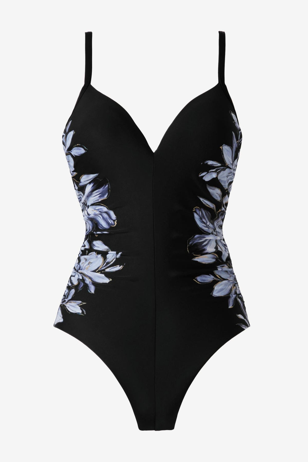 Temptation One Piece in Fiore Di Luna Black/White | Miraclesuit