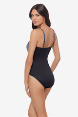 Magicsuit Shell Beach Louise One Piece Swimsuit Black/Multi | Miraclesuit