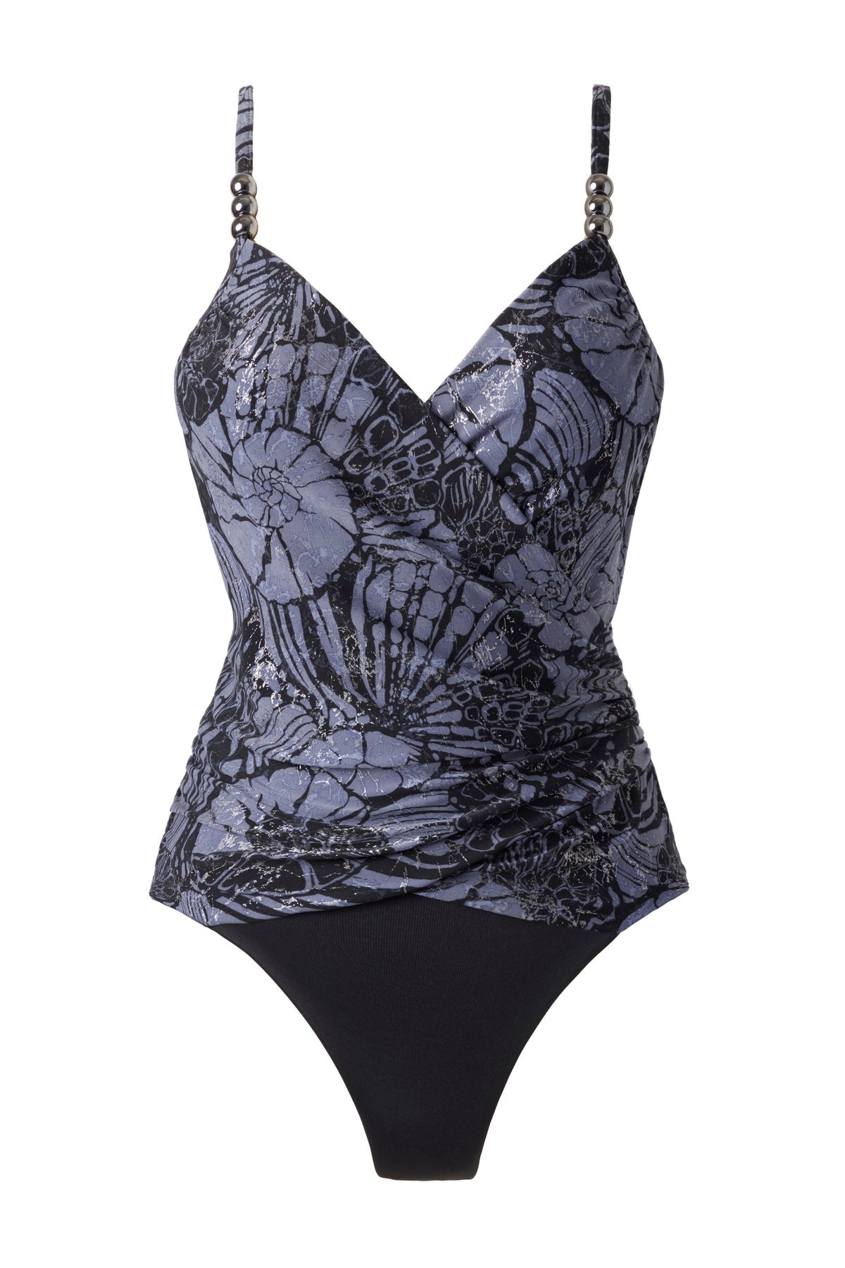 Magicsuit Shell Beach Louise One Piece Swimsuit Black/Multi | Miraclesuit