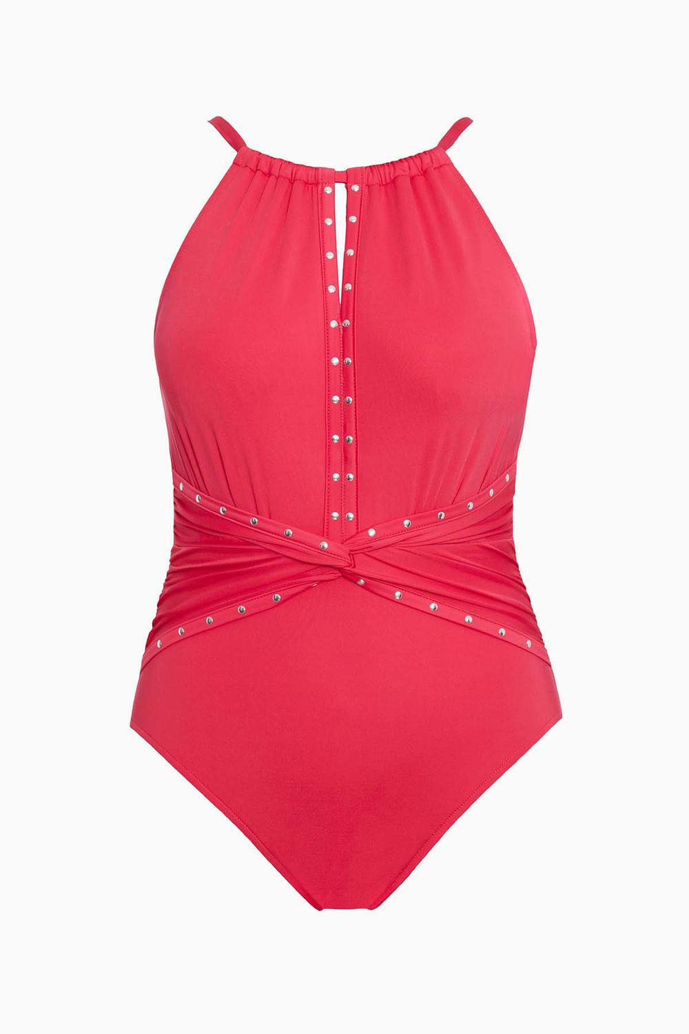 Magicsuit Riveted Diana One Piece Swimsuit Turquoise | Miraclesuit