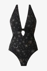 Halle One Piece in Lucky Stars Black/Gold | Miraclesuit