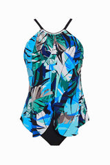 Magicsuit Palm Desert Jill One Piece Swimsuit Black/Multi | Miraclesuit