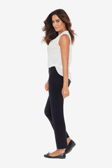 Tummy Control Work Leggings Deep Black | Miraclesuit