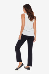 Tummy Control Work Leggings Deep Black | Miraclesuit