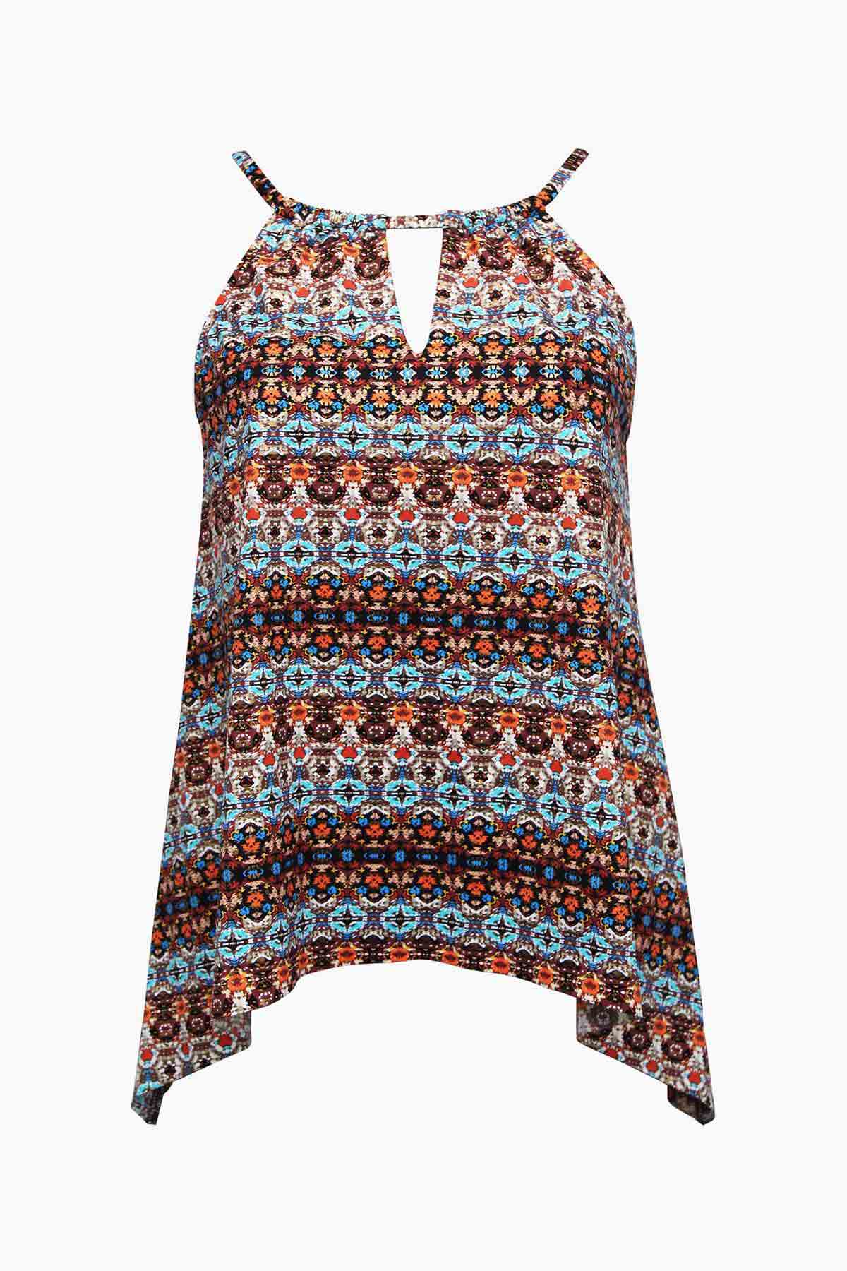 Nefertiti Peephole Tankini Multi | Miraclesuit