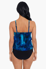 Magicsuit Hazy Daze Rita Tankini Blue/Multi | Miraclesuit