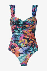 Natalie One Piece in Belize Navy/Multi | Miraclesuit