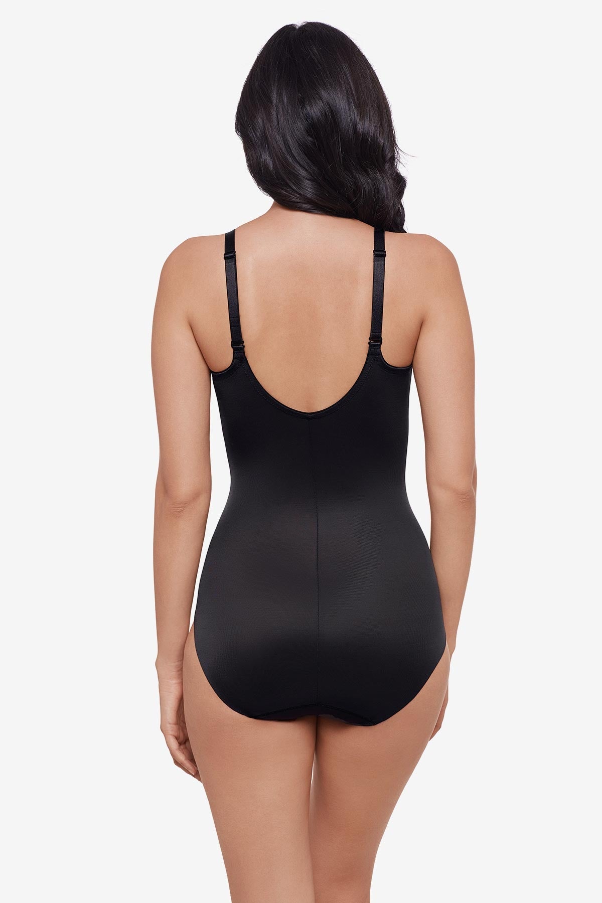 Sexy Sheer Shaping Padded Cup Bodysuit in Black Black | Miraclesuit
